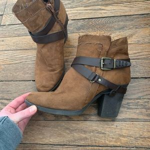 Heeled Brown Boots